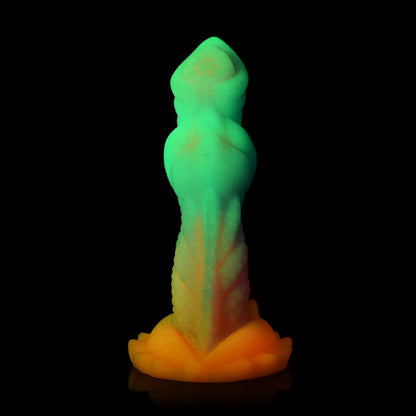 Creature Cocks Aqua-Cock Glow-In-The-Dark Silicone Dildo | 848518053251 | Available at EroticWarehouse.com