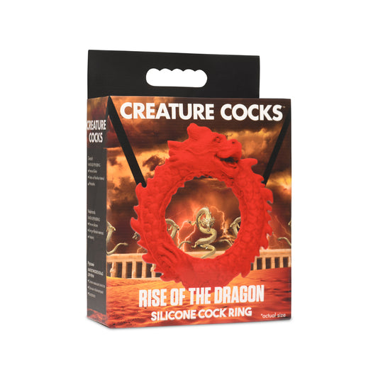 Creature Cocks Rise Of The Dragon Silicone Cock Ring | 848518053305 | Available at EroticWarehouse.com