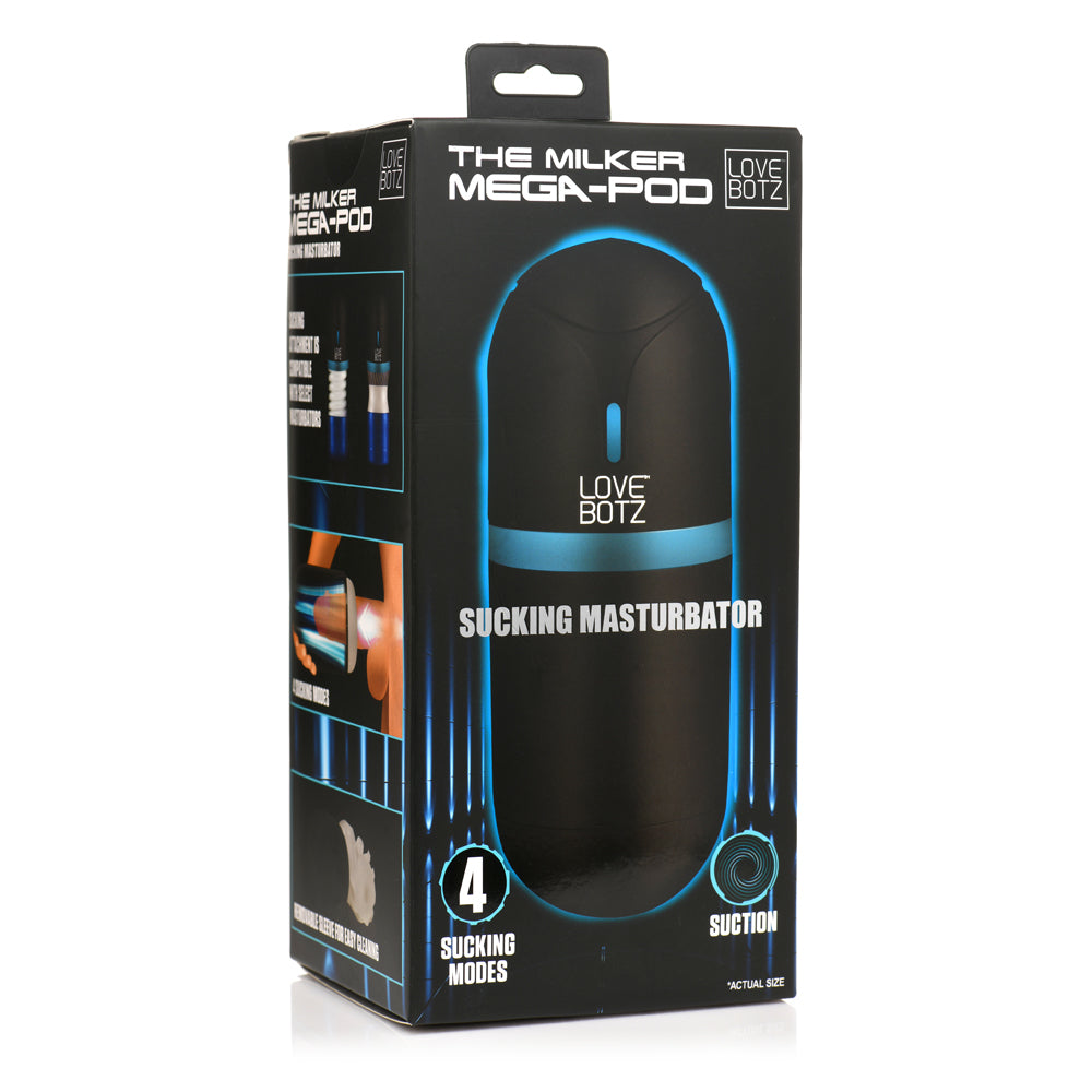 Lovebotz The Milker Mega-Pod Sucking Masturbator | 848518053565 | Available at EroticWarehouse.com