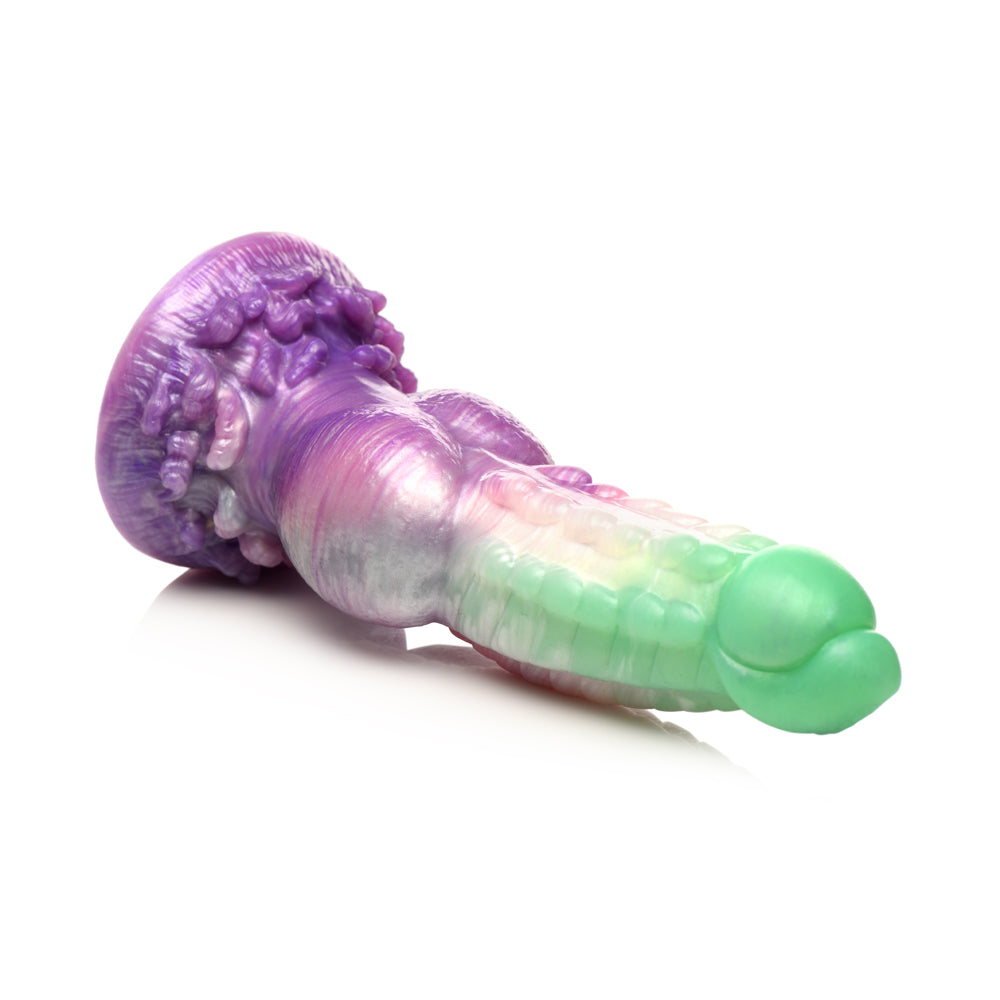 Creature Cocks Aqua Phoenix Silicone Dildo | 848518053725 | Available at EroticWarehouse.com