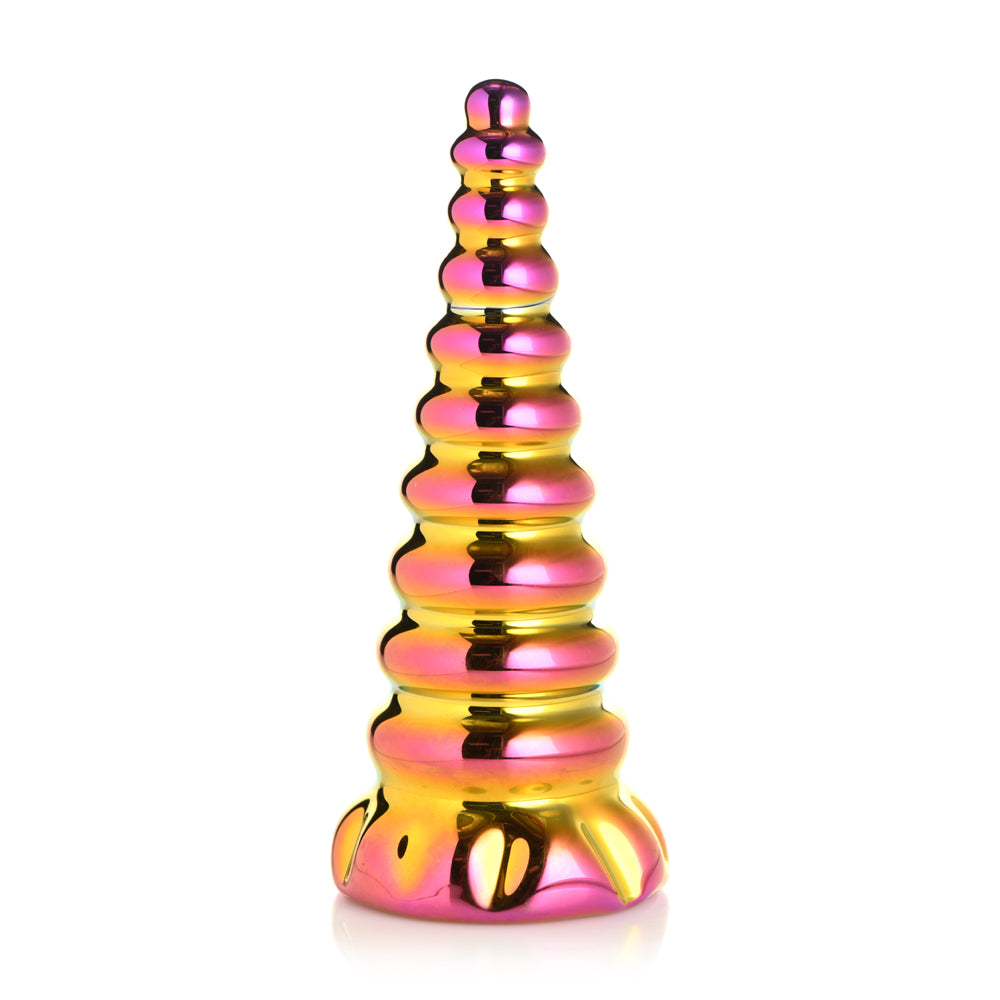 Creature Cocks Twilight Rainbow Glass Dildo | 848518053800 | Available at EroticWarehouse.com