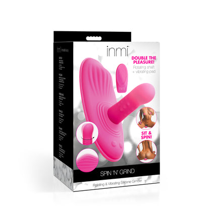 Inmi Spin 'N' Grind Rotating & Vibrating Silicone Grinder | 848518053848 | Available at EroticWarehouse.com
