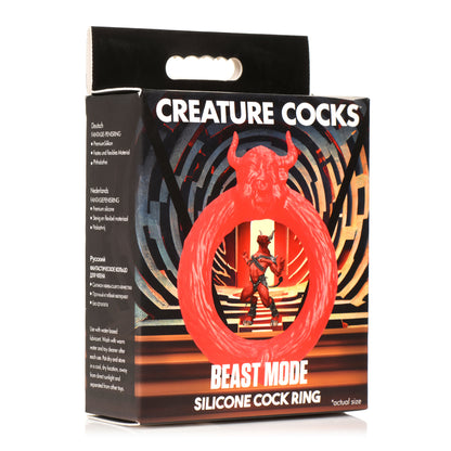 Creature Cocks Beast Mode Silicone Cock Ring | 848518053862 | Available at EroticWarehouse.com