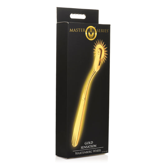 Master Series Gold Sensation Wartenberg Wheel | 848518053992 | Available at EroticWarehouse.com