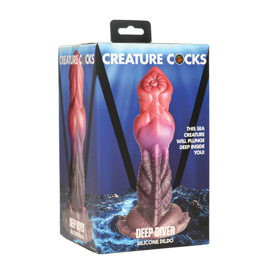 Creature Cocks Deep Diver Silicone Dildo | 848518054289 | Available at EroticWarehouse.com