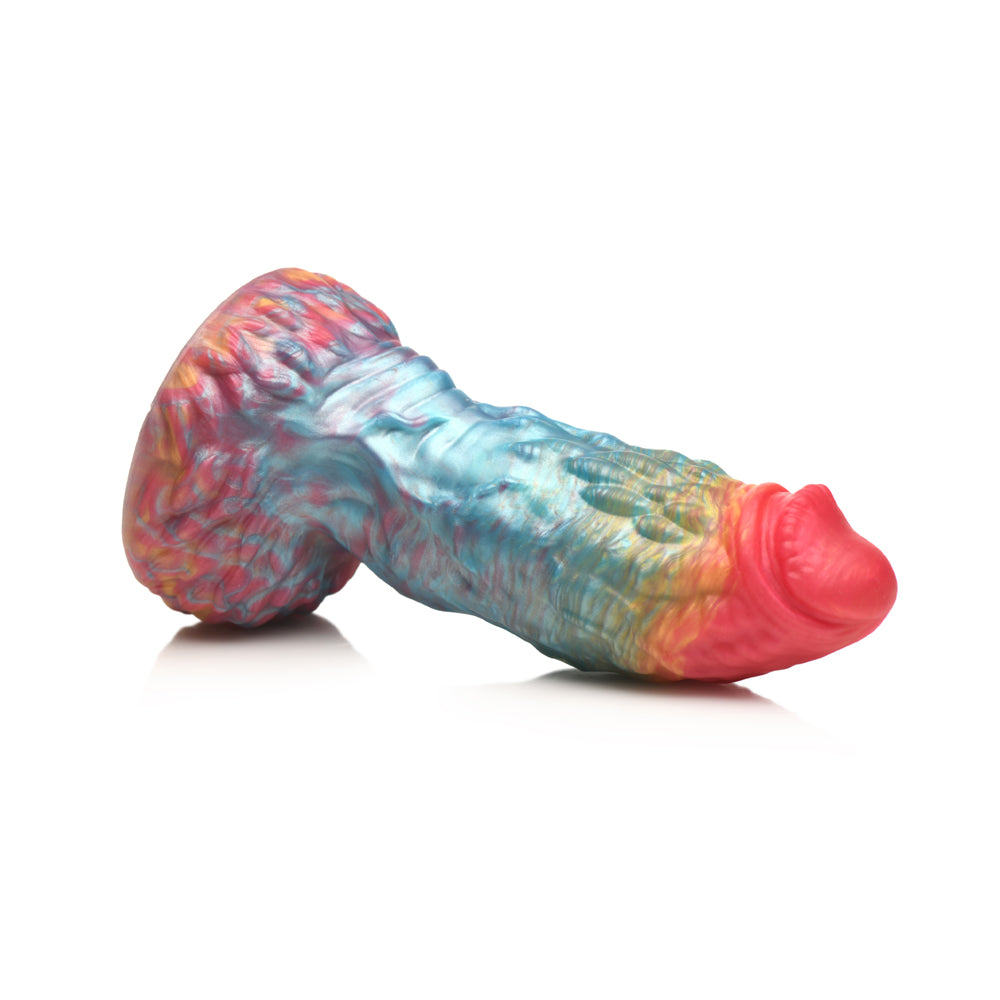Creature Cocks Rainbow Phoenix Vibrating Dildo | 848518054319 | Available at EroticWarehouse.com