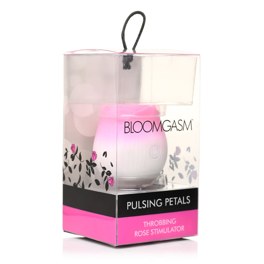 Bloomgasm Pulsing Petals Throbbing Rose Stimulator Pink | 848518054425 | Available at EroticWarehouse.com