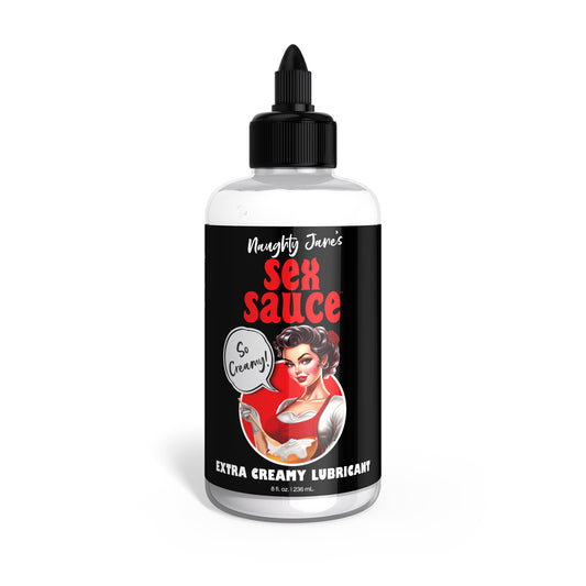 Naughty Jane's Sex Sauce Extra Creamy Lubricant 8 oz. | 848518054531 | Available at EroticWarehouse.com