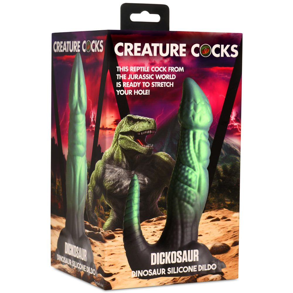Creature Cocks Dickosaur Dinosaur Silicone Dildo | 848518054586 | Available at EroticWarehouse.com