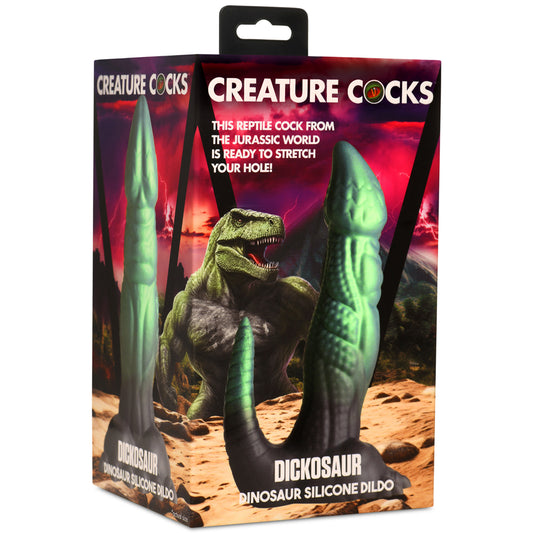Creature Cocks Dickosaur Dinosaur Silicone Dildo | 848518054586 | Available at EroticWarehouse.com