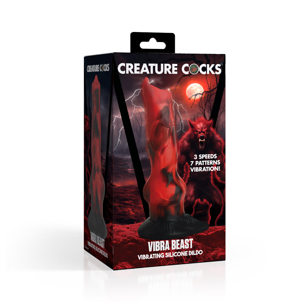 Creature Cocks Vibra Beast Vibrating Silicone Dildo | 848518054593 | Available at EroticWarehouse.com
