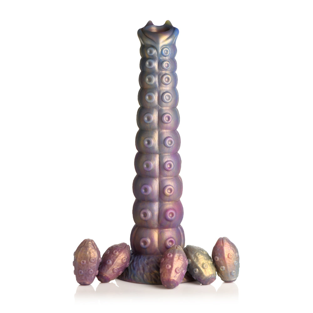 Creature Cocks Deep Invader Tentacle Ovipositor Silicone Dildo With Eggs | 848518054623 | Available at EroticWarehouse.com