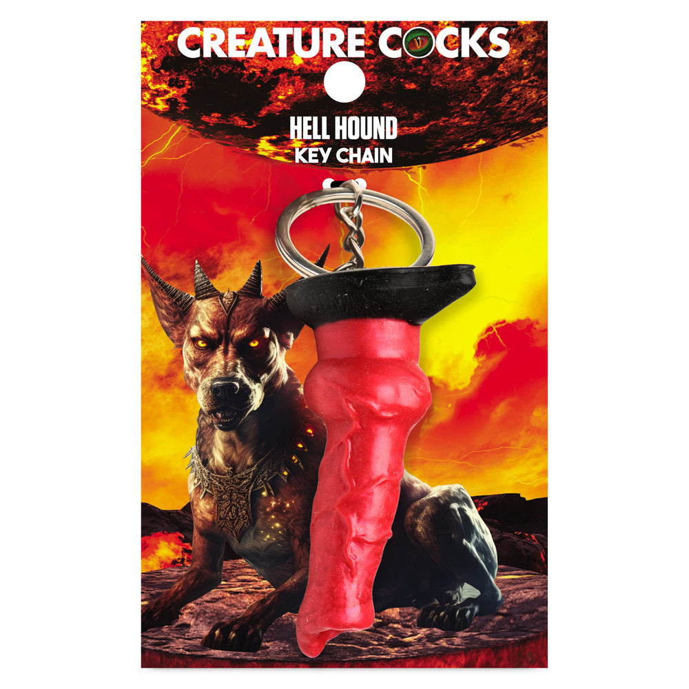 Creature Cocks Hell-Hound Keychain | 848518054944 | Available at EroticWarehouse.com