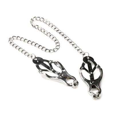 Master Series Tyrant Spiked Clover Nipple Clamps | 848518055019 | Available at EroticWarehouse.com