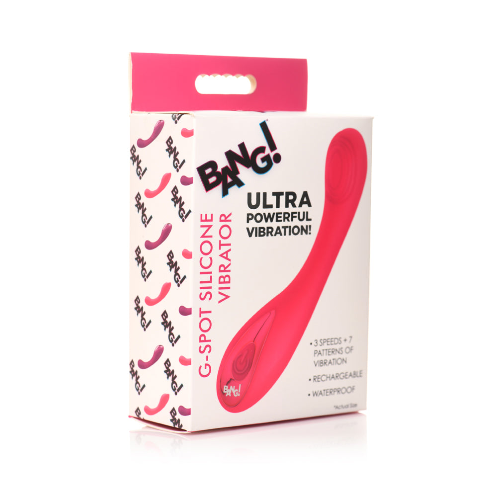 Bang! G-Spot Silicone Vibrator Pink | 848518055071 | Available at EroticWarehouse.com