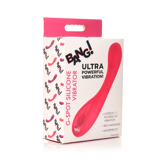 Bang! G-Spot Silicone Vibrator Pink | 848518055071 | Available at EroticWarehouse.com