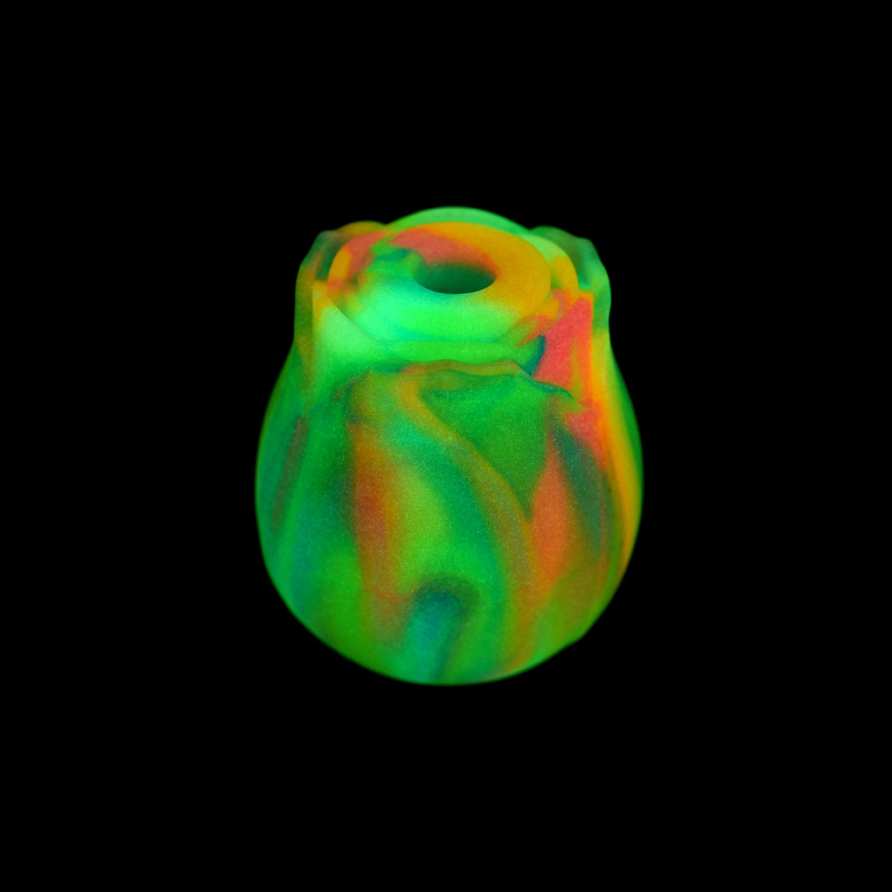 Bloomgasm Glow Rose Glow-In-The-Dark Rose Clit Stimulator | 848518055118 | Available at EroticWarehouse.com