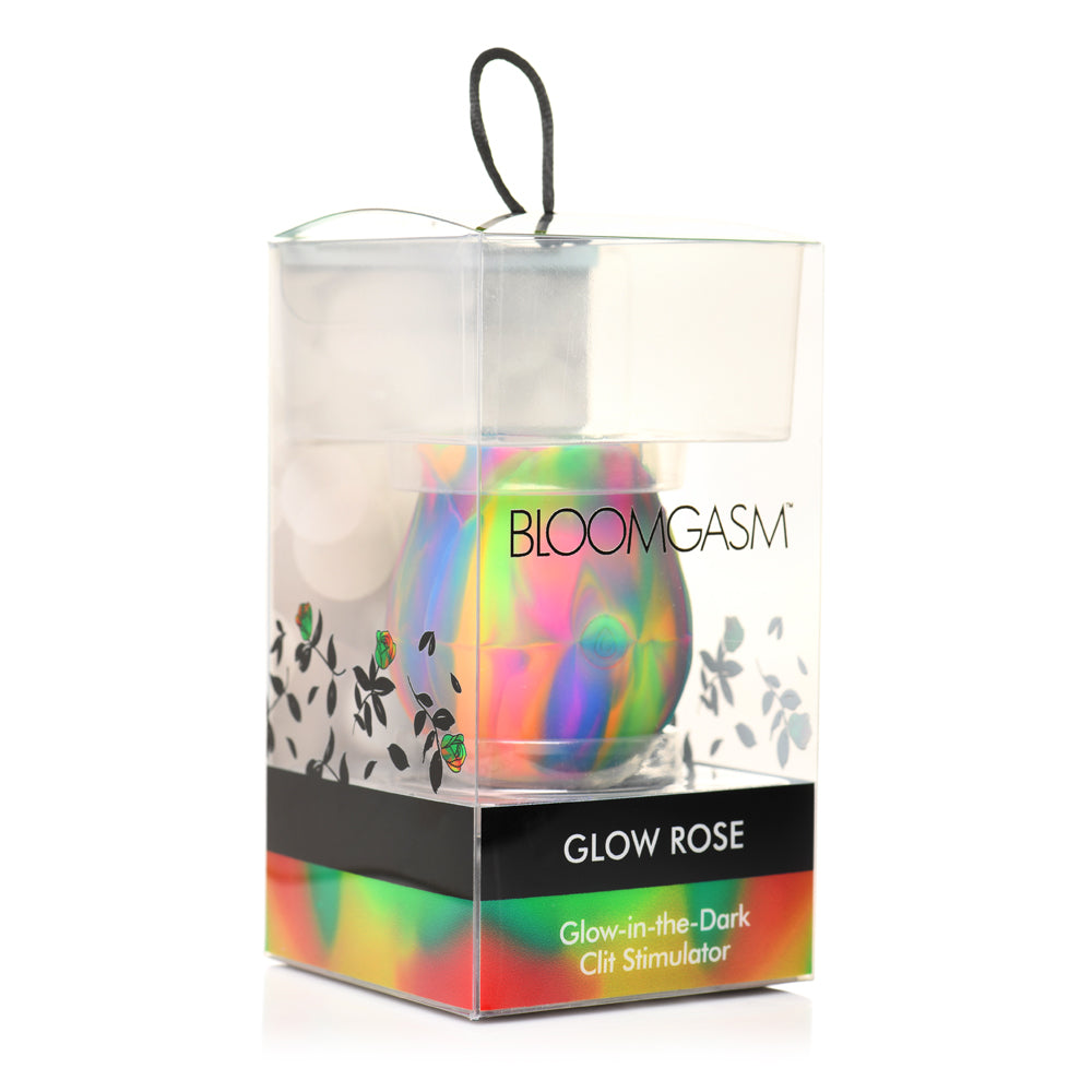 Bloomgasm Glow Rose Glow-In-The-Dark Rose Clit Stimulator | 848518055118 | Available at EroticWarehouse.com