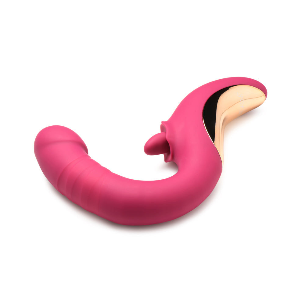 Lickgasm Tease & Please Thrusting & Licking Vibrator | 848518055132 | Available at EroticWarehouse.com