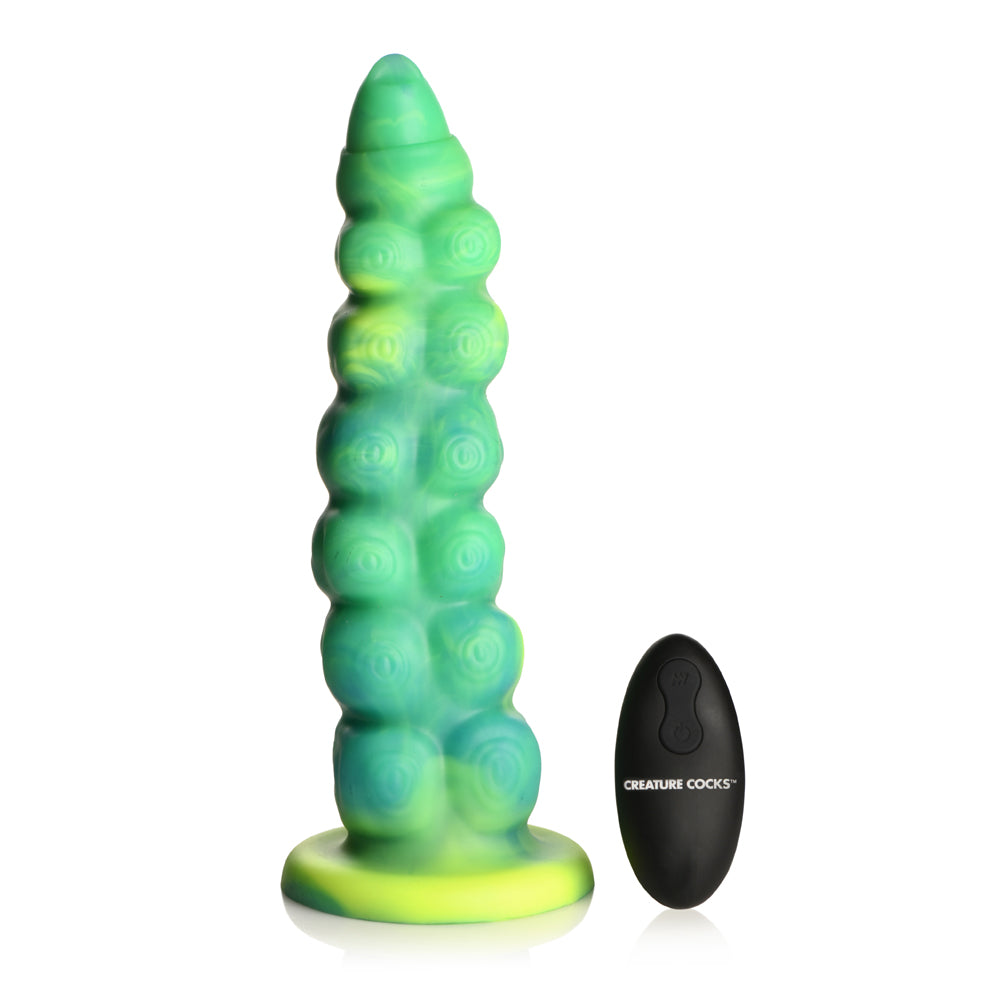 Creature Cocks Squirmer Thrusting & Vibrating Dildo | 848518055231 | Available at EroticWarehouse.com