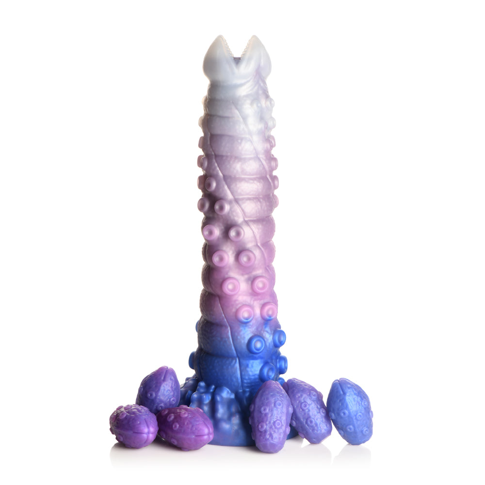 Creature Cocks Tenta-Queen Ovipositor Silicone Dildo With Eggs | 848518055255 | Available at EroticWarehouse.com