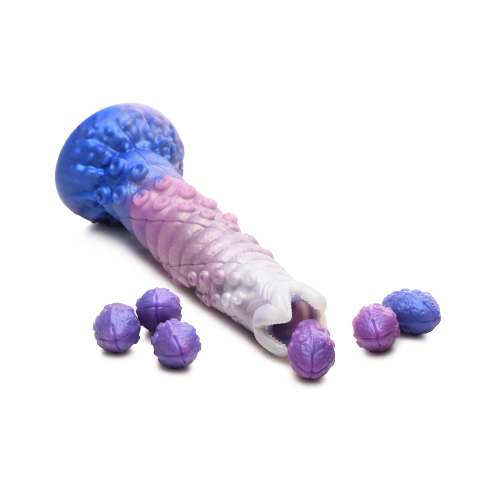 Creature Cocks Tenta-Queen Ovipositor Silicone Dildo With Eggs | 848518055255 | Available at EroticWarehouse.com