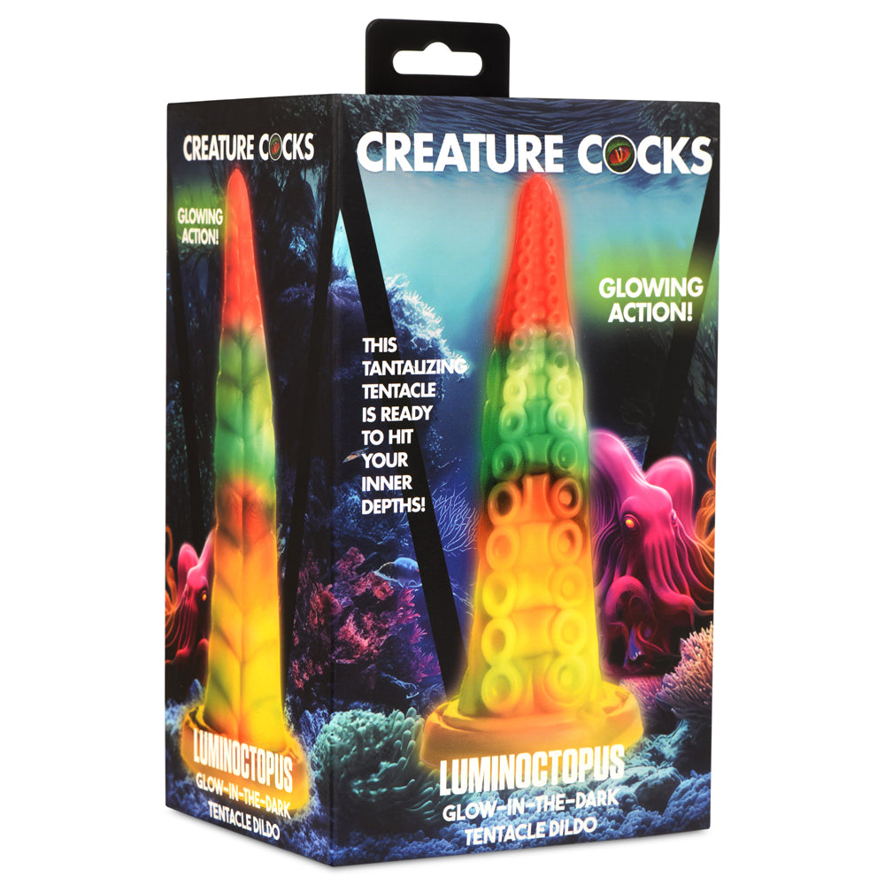 Creature Cocks Luminoctopus Glow-In-The-Dark Tentacle Dildo | 848518055262 | Available at EroticWarehouse.com