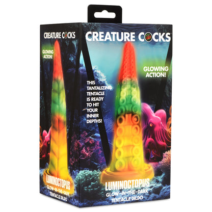 Creature Cocks Luminoctopus Glow-In-The-Dark Tentacle Dildo | 848518055262 | Available at EroticWarehouse.com