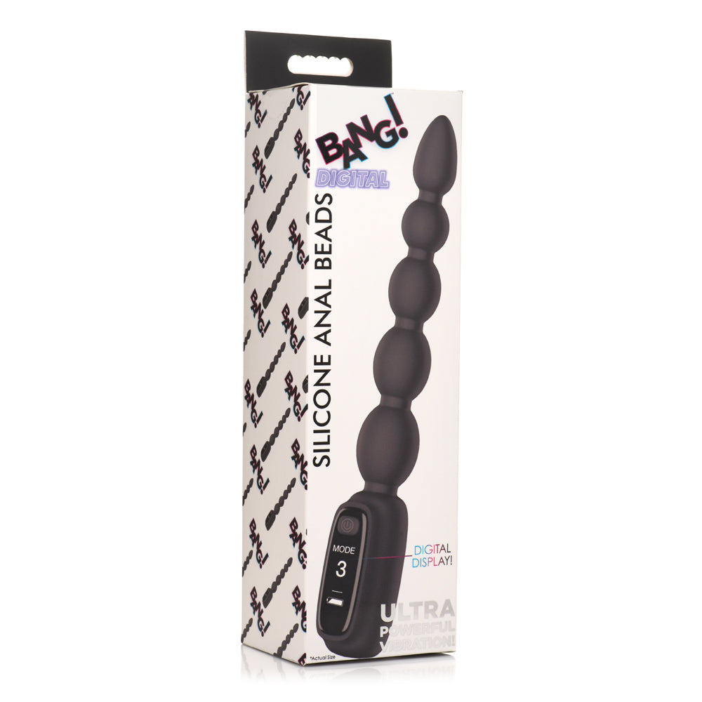 Bang! Digital Silicone Anal Beads | 848518055309 | Available at EroticWarehouse.com