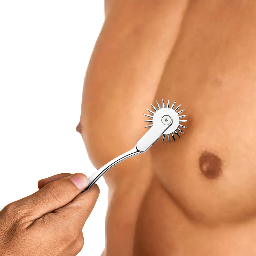 Master Series Wartenberg Wheel Silver | 848518055514 | Available at EroticWarehouse.com