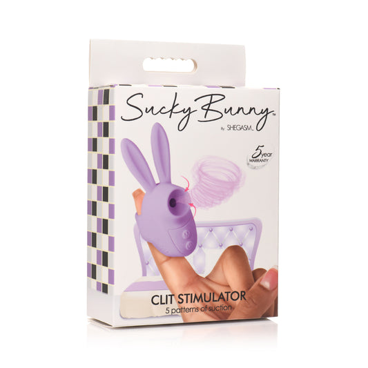 Shegasm Sucky Bunny Clit Stimulator Purple | 848518055545 | Available at EroticWarehouse.com
