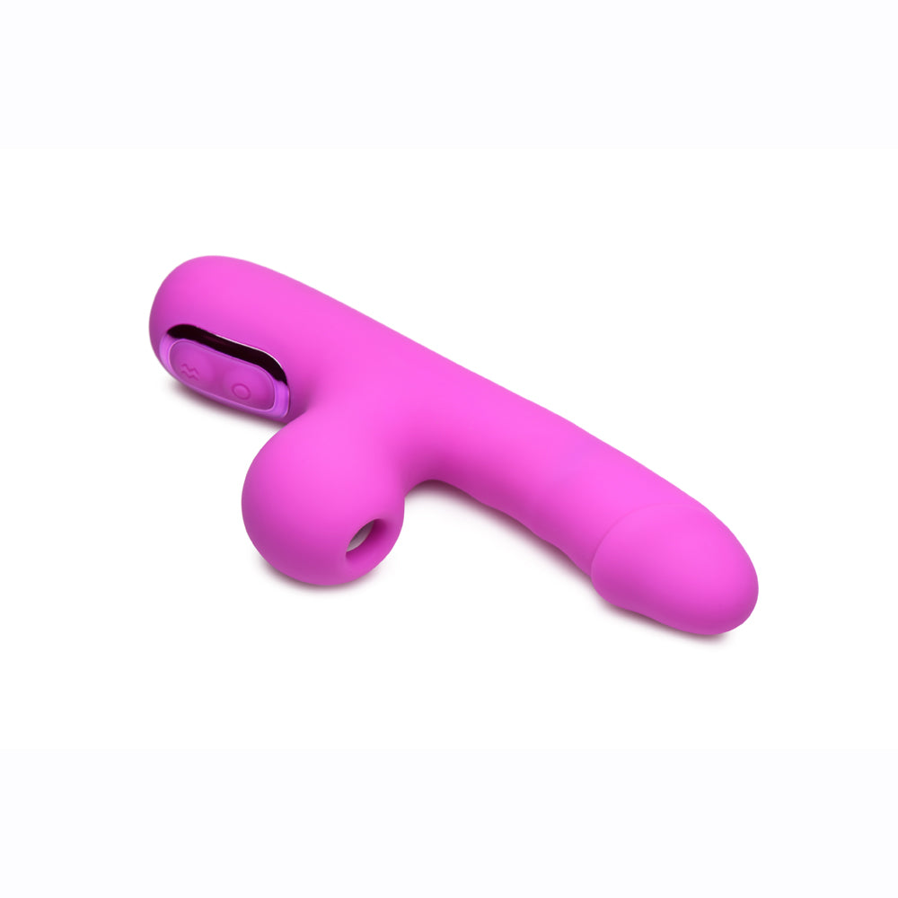 Bang! Mini Suction Rabbit Vibrator Purple | 848518055736 | Available at EroticWarehouse.com