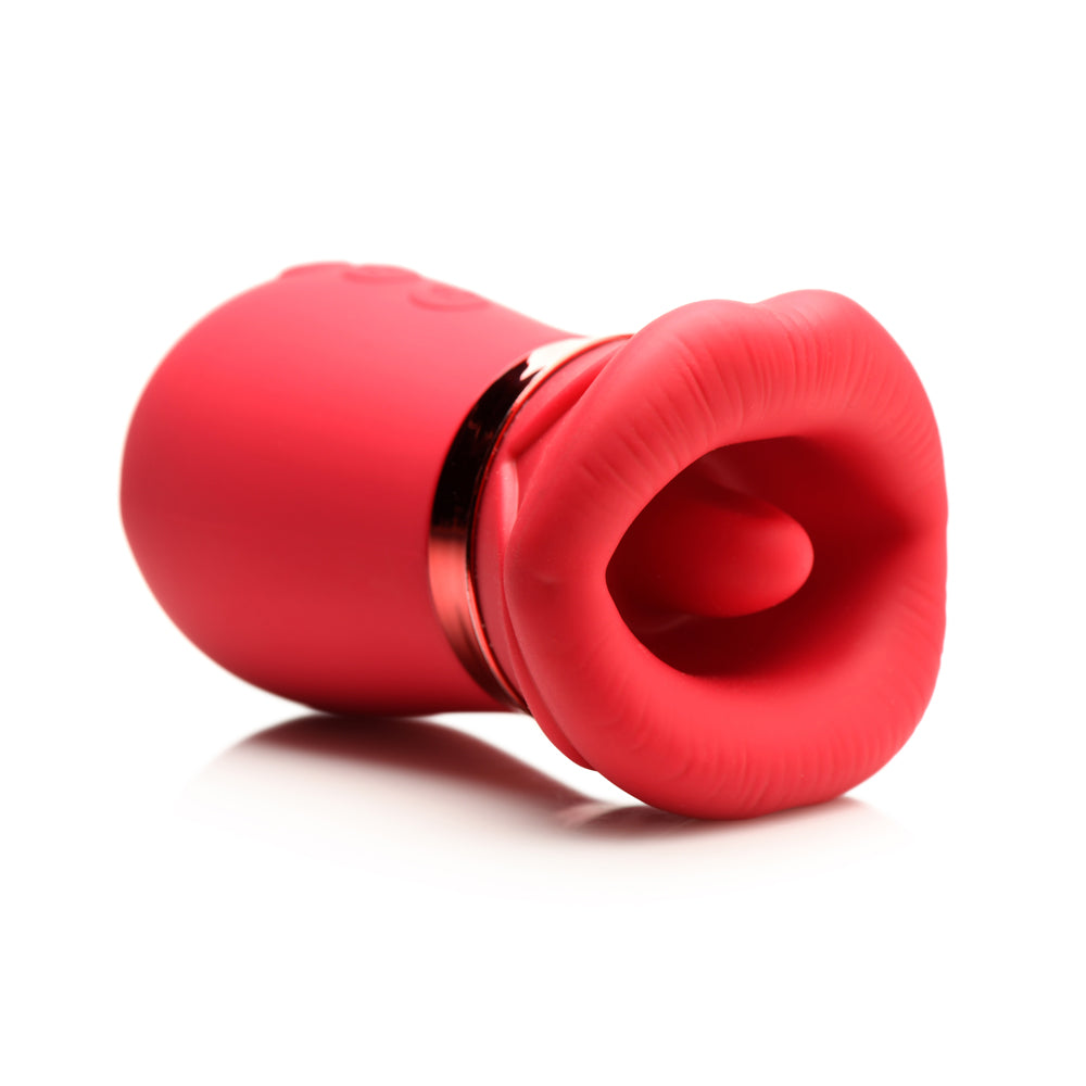 Lickgasm Kiss Me More Kissing, Sucking, & Vibrating Clitoral Stimulator | 848518055842 | Available at EroticWarehouse.com