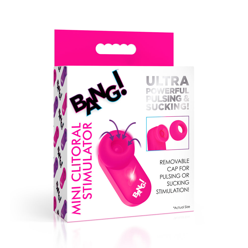 Bang! 5 Speed Mini Clitoral Stimulator Pink | 848518056061 | Available at EroticWarehouse.com