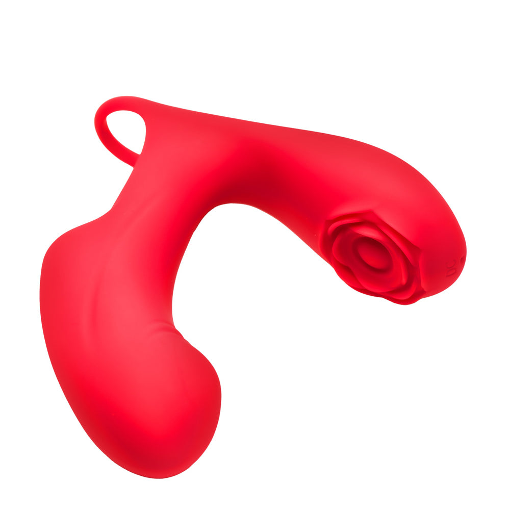 Bloomgasm Rose Touch Pulsing Silicone Finger Vibrator | 848518056986 | Available at EroticWarehouse.com
