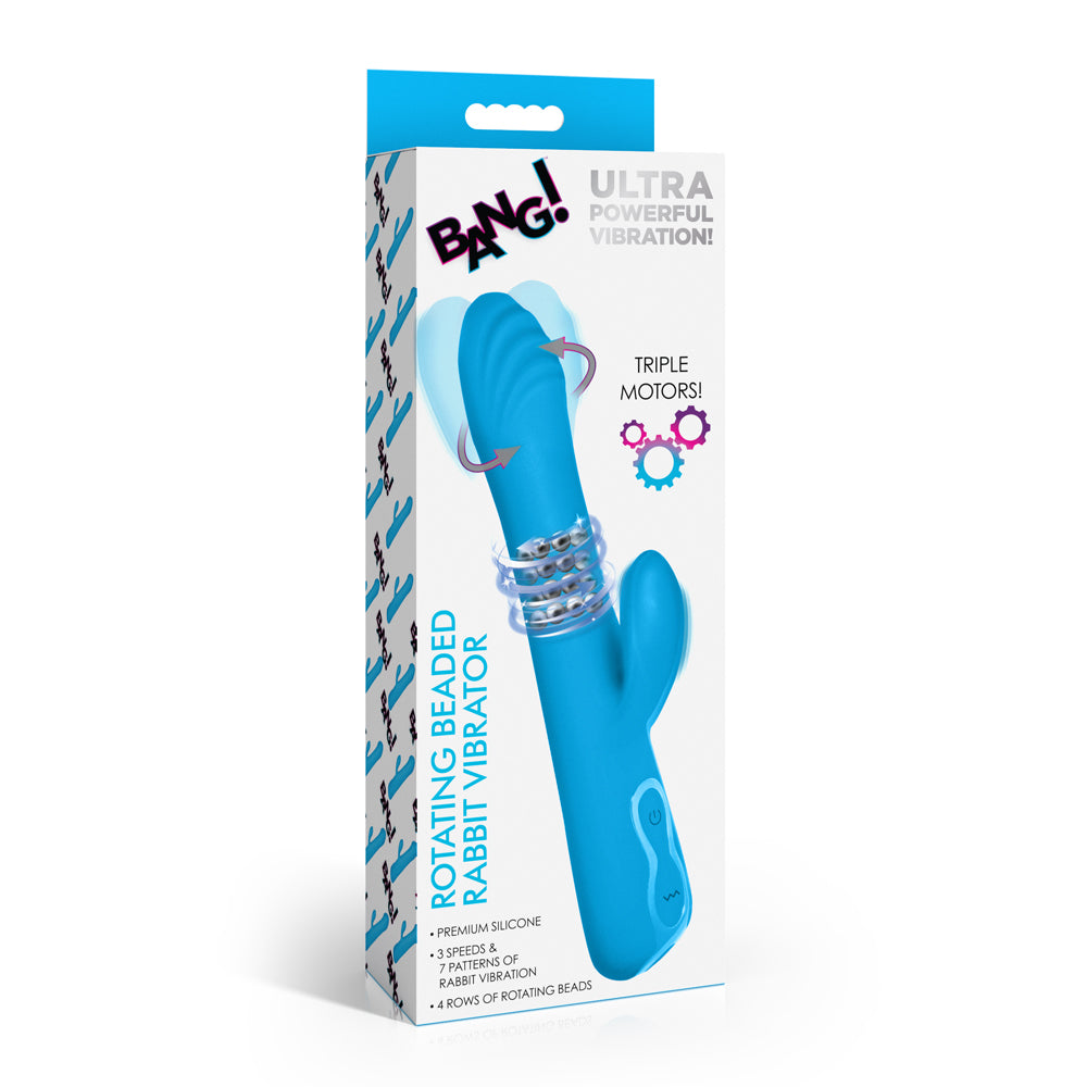Bang! Rotating Beaded Rabbit Vibrator | 848518057013 | Available at EroticWarehouse.com