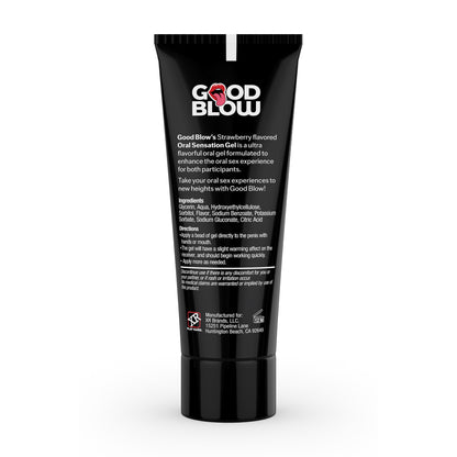 Good Blow Oral Sensation Gel Strawberry | 848518057266 | Available at EroticWarehouse.com