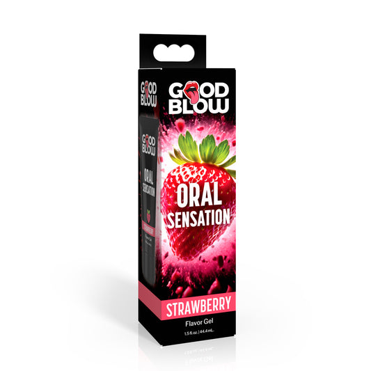 Good Blow Oral Sensation Gel Strawberry | 848518057266 | Available at EroticWarehouse.com