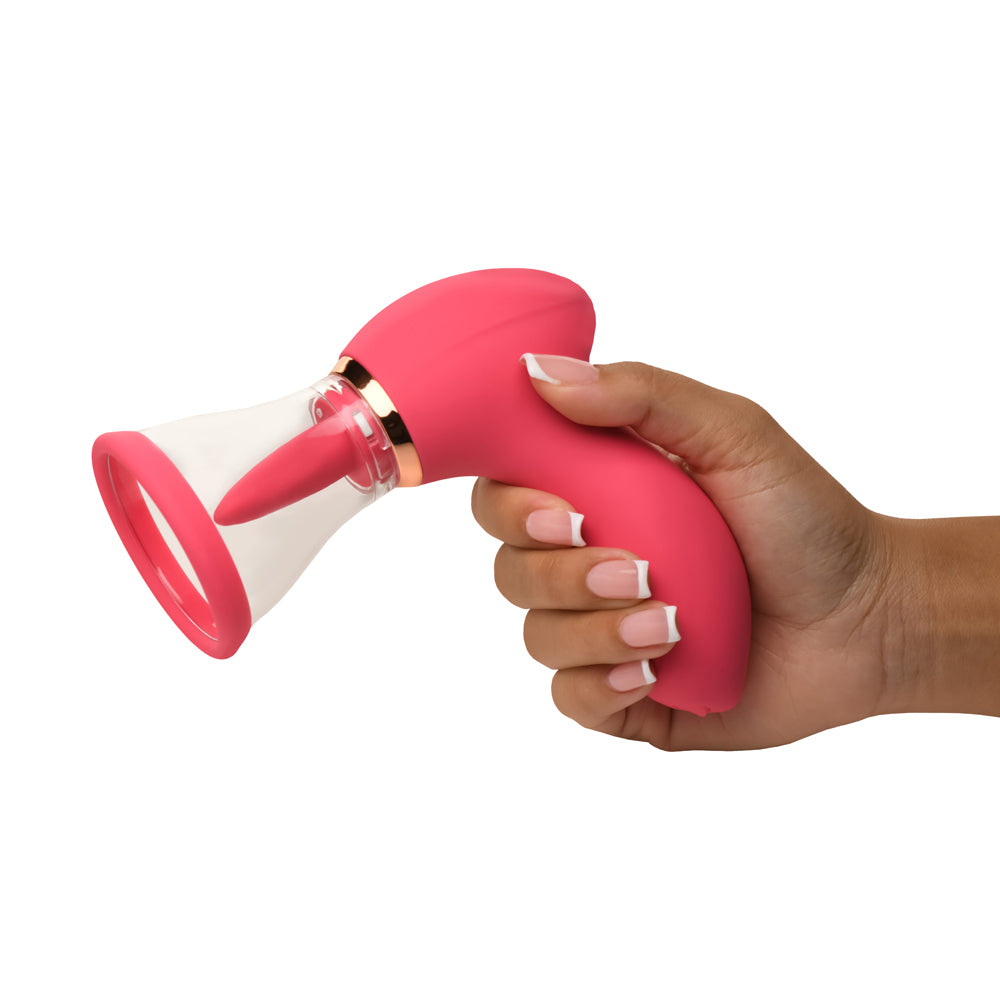 Lickgasm Plump Pleasure Licking & Sucking Clitoral Stimulator | 848518057495 | Available at EroticWarehouse.com