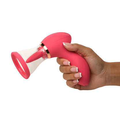 Lickgasm Plump Pleasure Licking & Sucking Clitoral Stimulator | 848518057495 | Available at EroticWarehouse.com
