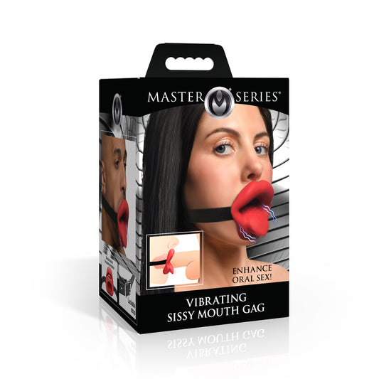 Master Series Vibrating Sissy Mouth Gag | 848518057525 | Available at EroticWarehouse.com