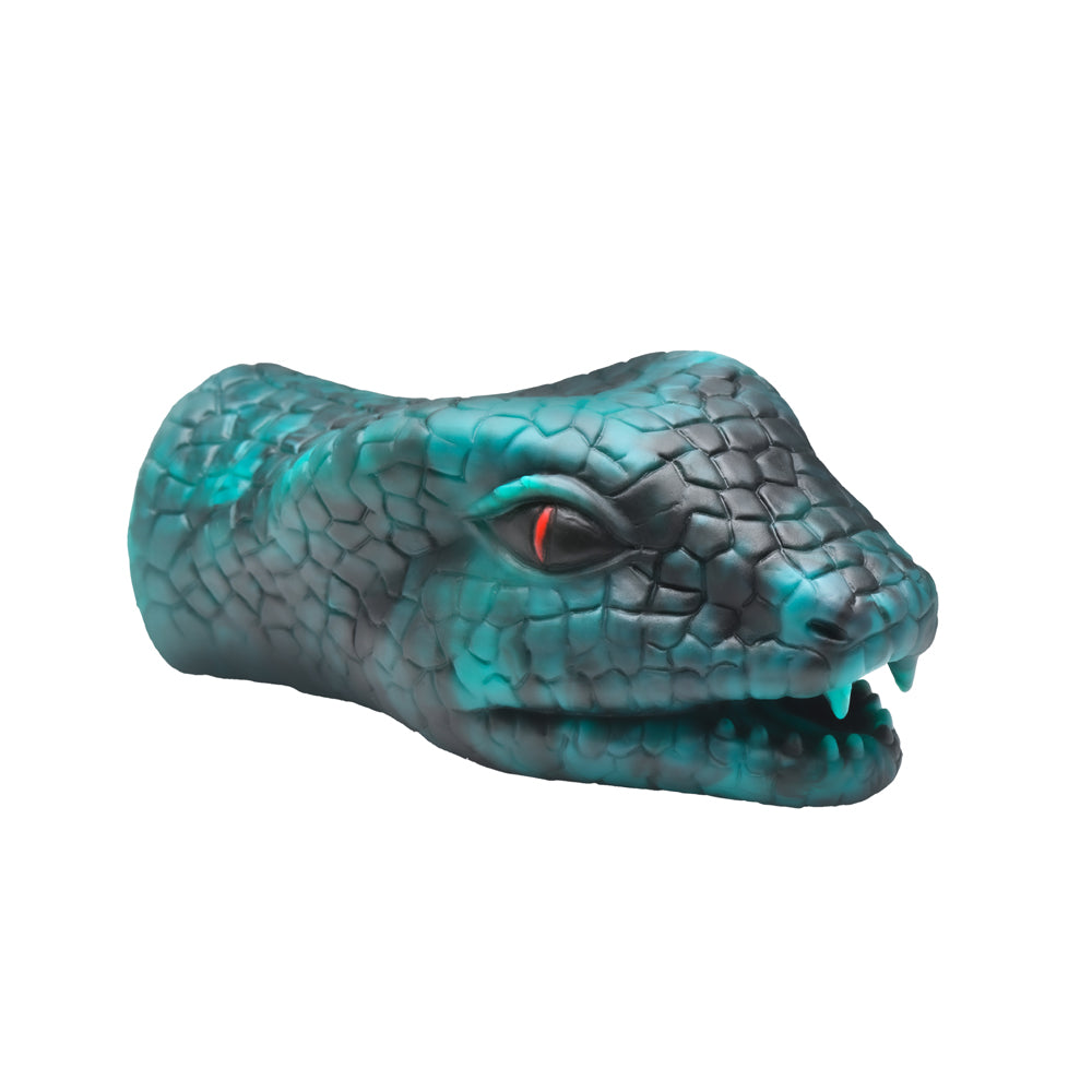 Creature Cocks Serpentine Stroker Silicone Masturbator Green | 848518058041 | Available at EroticWarehouse.com