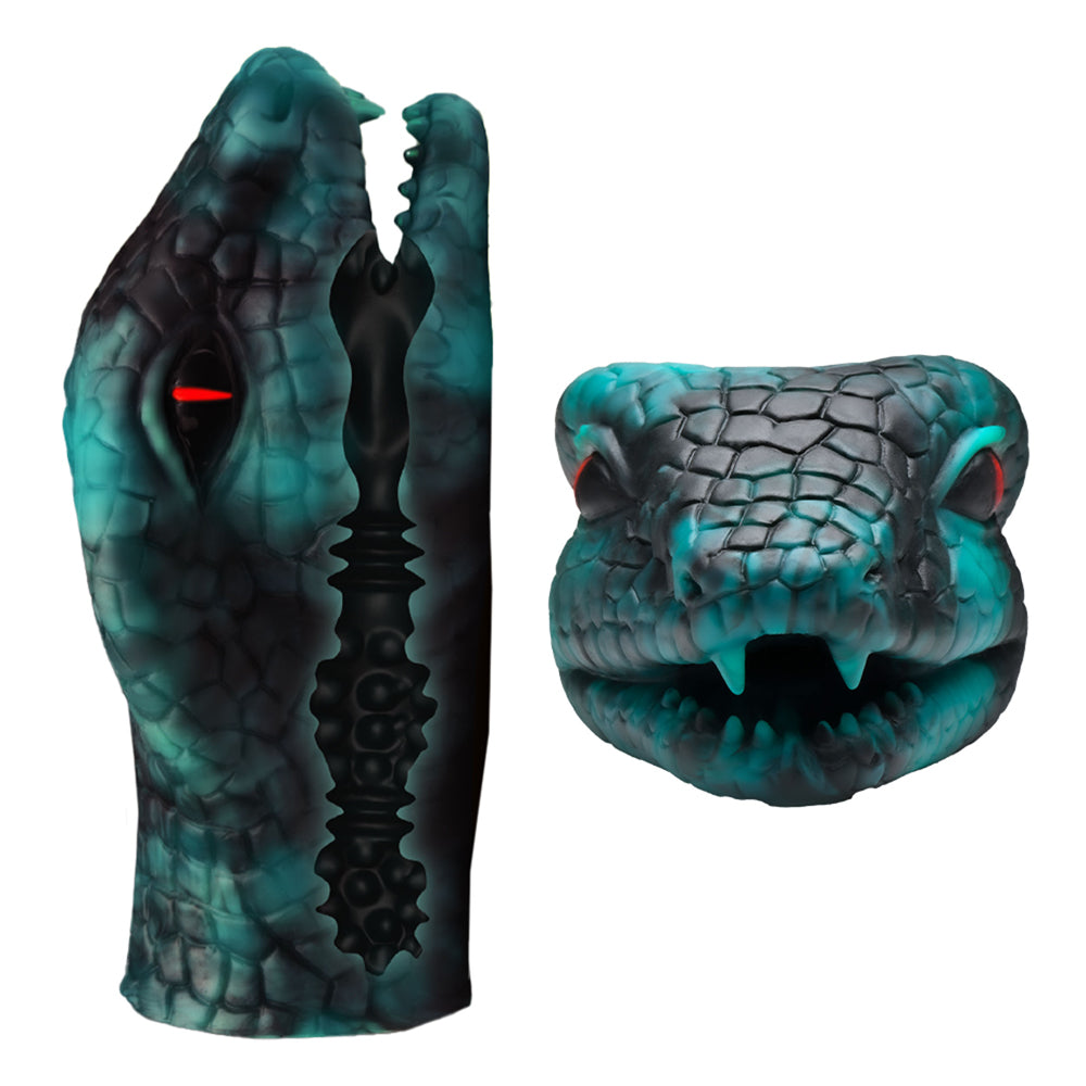 Creature Cocks Serpentine Stroker Silicone Masturbator Green | 848518058041 | Available at EroticWarehouse.com
