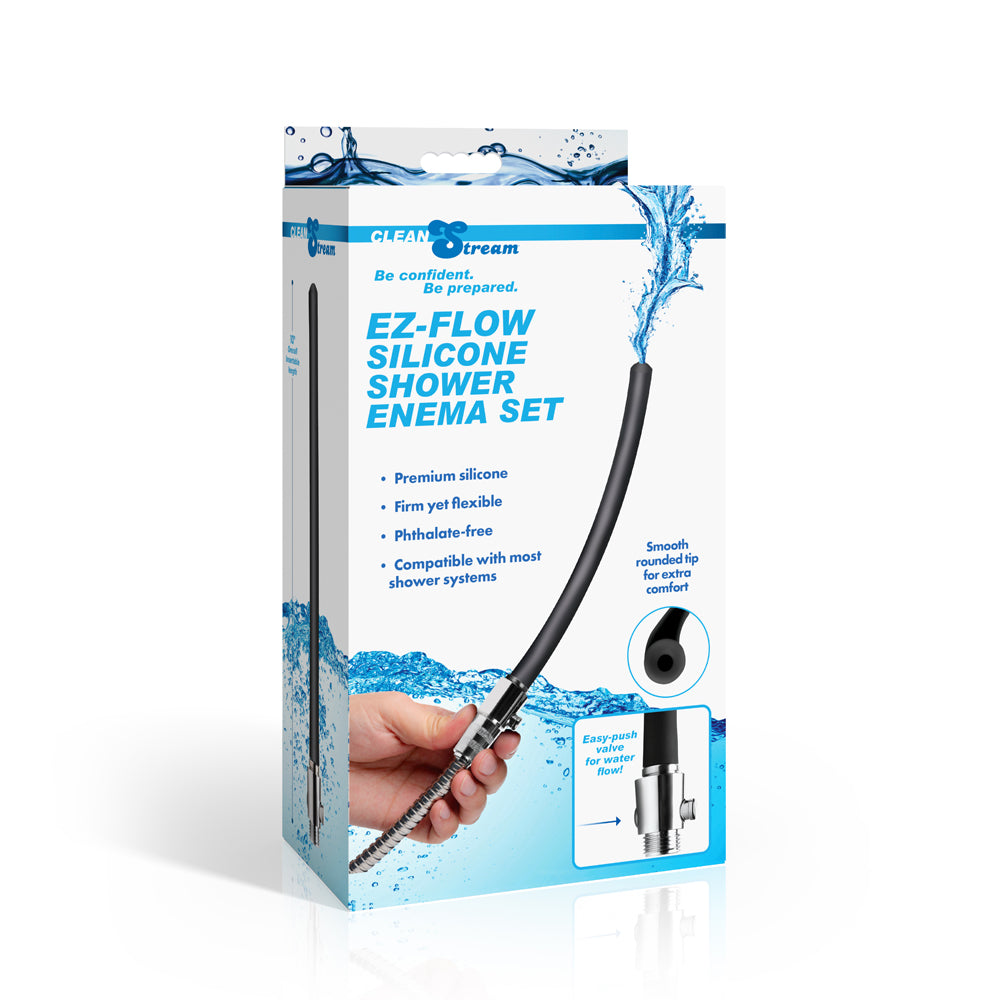 Cleanstream EZ-Flow Silicone Shower Enema Set | 848518058072 | Available at EroticWarehouse.com