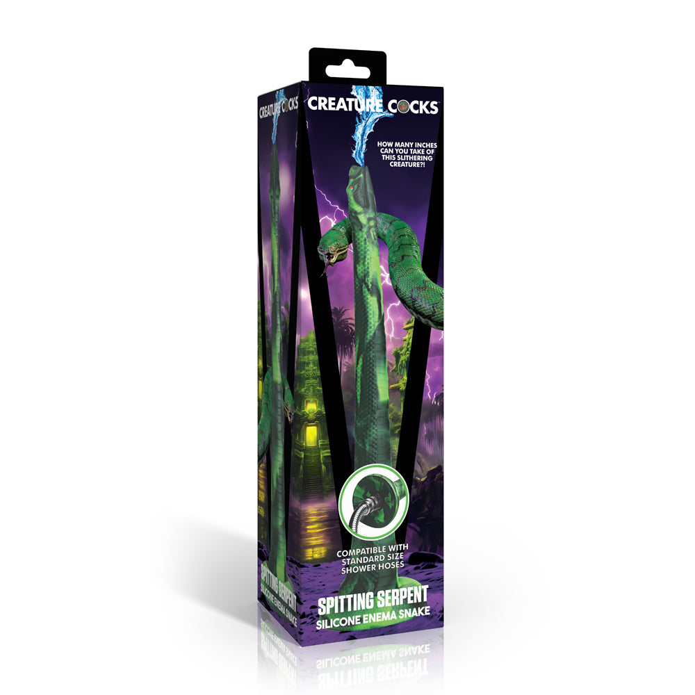 Creature Cocks Spitting Serpent Silicone Enema Snake | 848518058102 | Available at EroticWarehouse.com