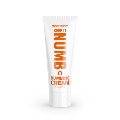 Passion Lubricants Keep It Numb Numbing Cream 1.5 oz. | 848518058201 | Available at EroticWarehouse.com