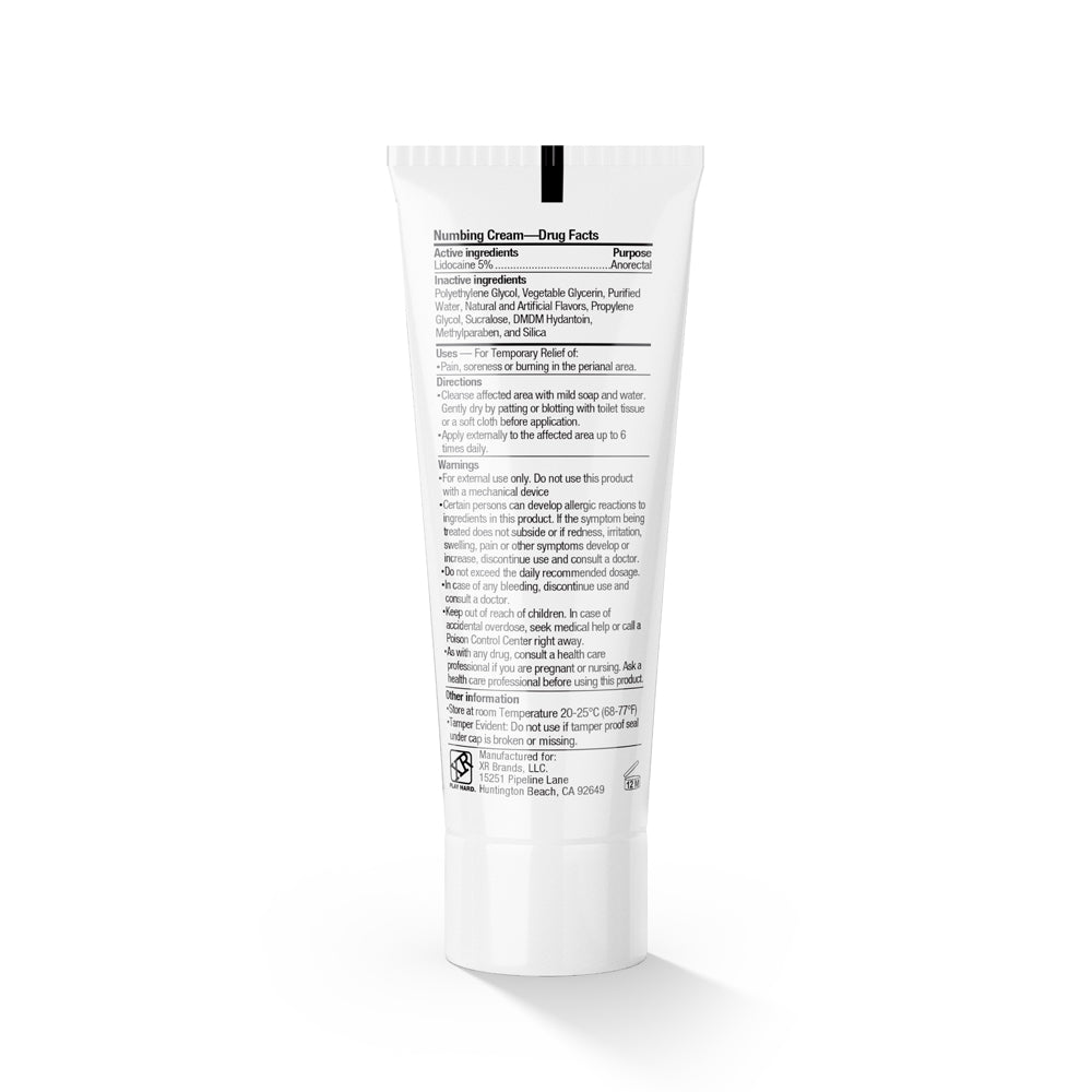Passion Lubricants Keep It Numb Numbing Cream 1.5 oz. | 848518058201 | Available at EroticWarehouse.com