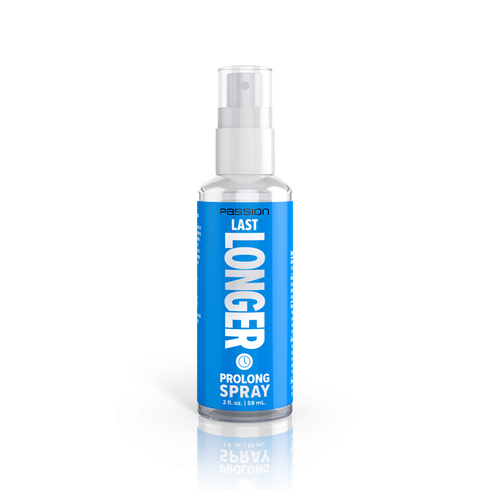Passion Lubricants Last Longer Prolong Spray 2 oz. | 848518058256 | Available at EroticWarehouse.com