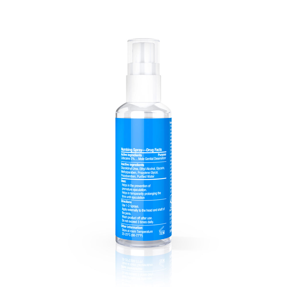 Passion Lubricants Last Longer Prolong Spray 2 oz. | 848518058256 | Available at EroticWarehouse.com