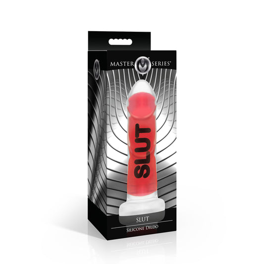 Master Series Slut Silicone Dildo | 848518058416 | Available at EroticWarehouse.com